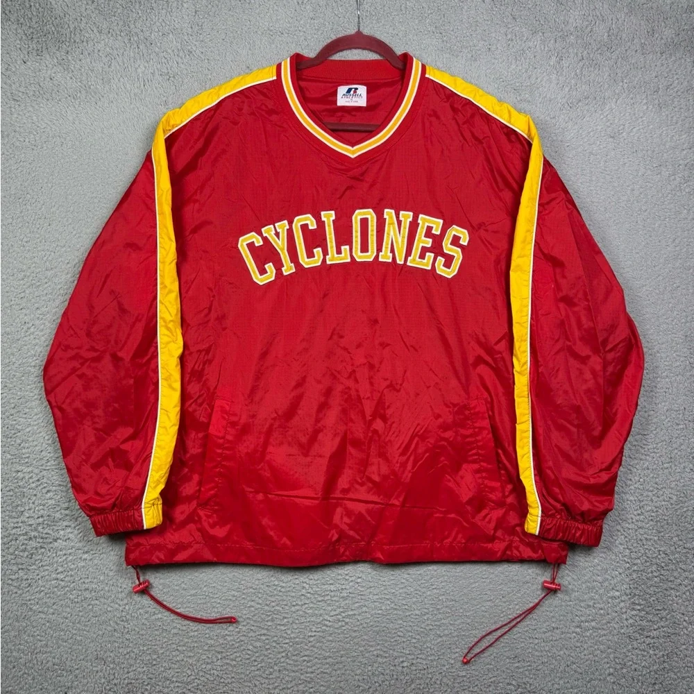 Vintage‎ y2k Iowa State Cyclones pullover Windbreaker